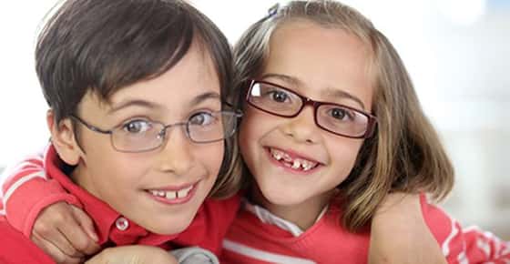Image of kids wearing glasses.