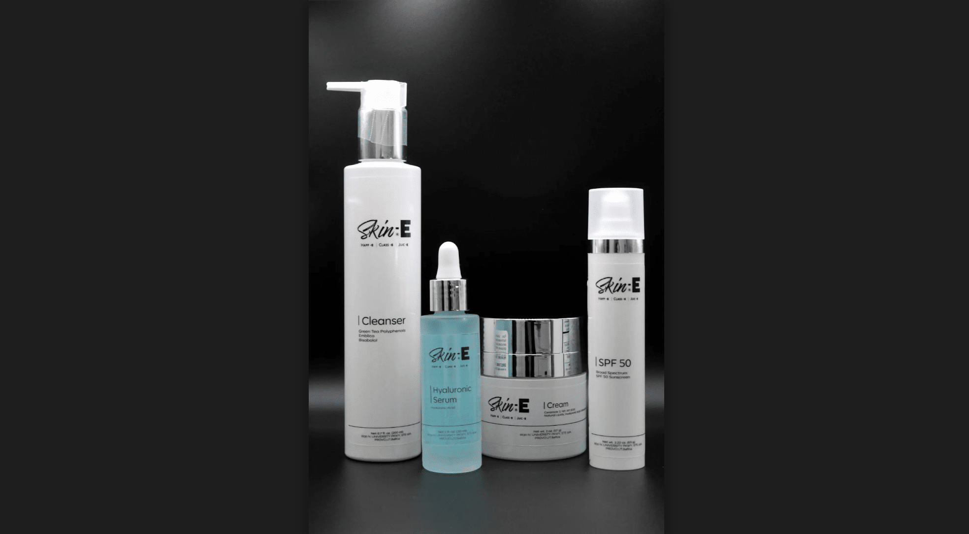 The four core skincare products from Skin-E to help you build your ultimate skincare routine and a healthy complexion.